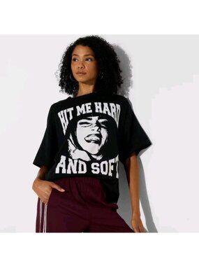 Billie Eilish Black Graphic Tee "Hit Me Hard And Soft"  XXL 100% Cotton